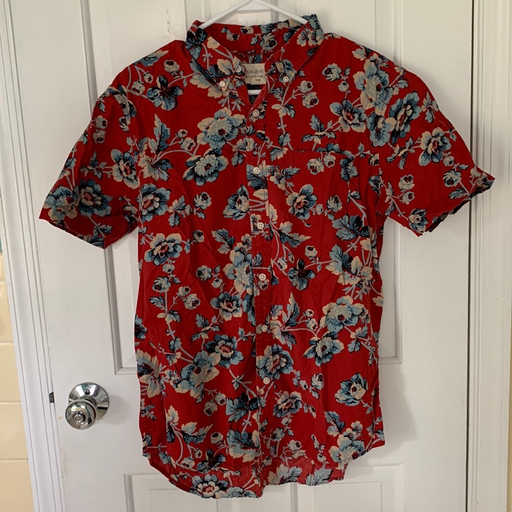 Denim & Supply Ralph Lauren Navy shirt with flowers